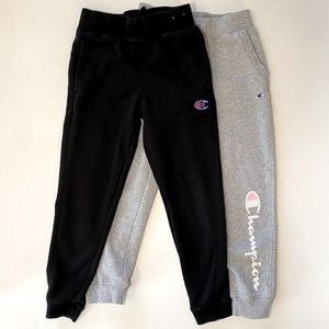 Champion set of 2 girls joggers size medium